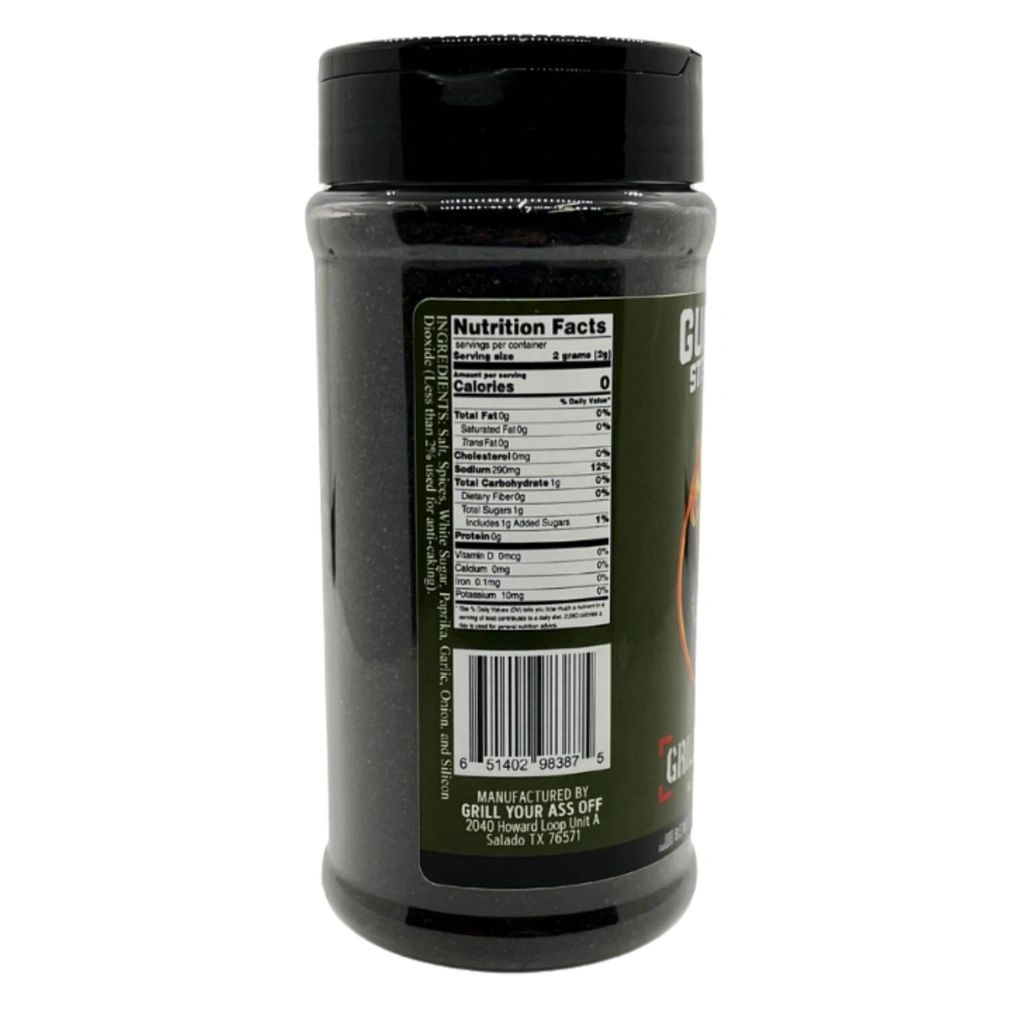 Gunpowder Steak & Brisket Seasoning - Beef, Grilling, Spice, Grill Your Ass Off