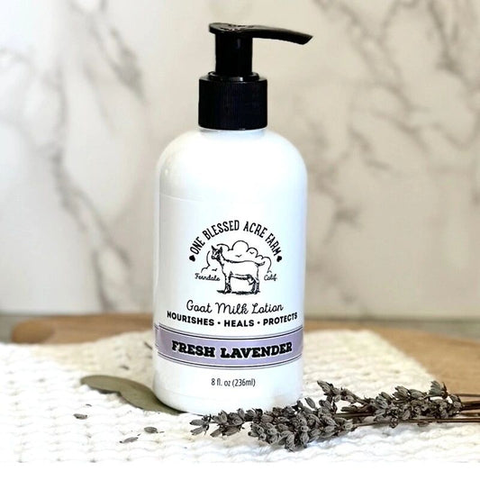 Fresh Lavender Goat Milk Lotion, Hand Cream Body Lotion