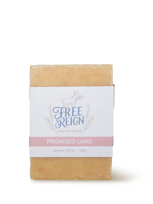 Goat Milk Soap, Promised Land / Honeysuckle & Oatmeal, Free Reign Farm