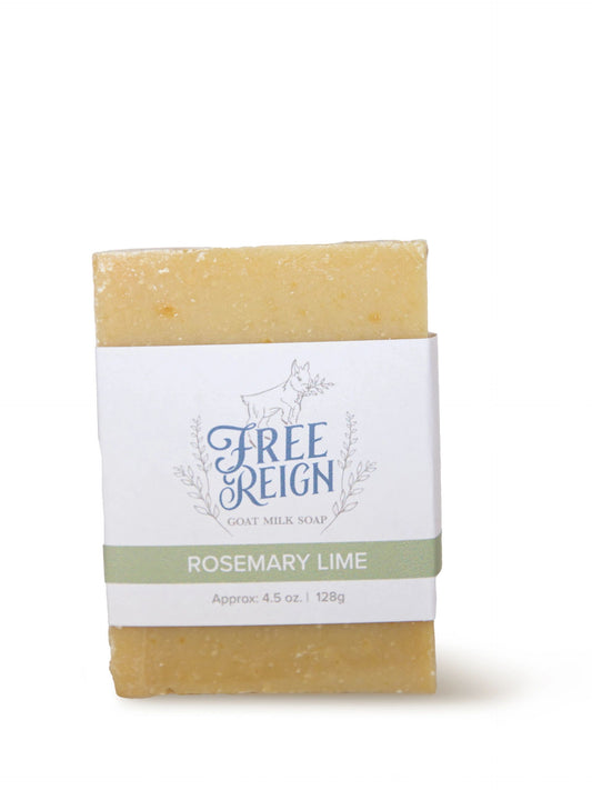 Goat Milk Soap, Rosemary Lime, Free Reign Farm