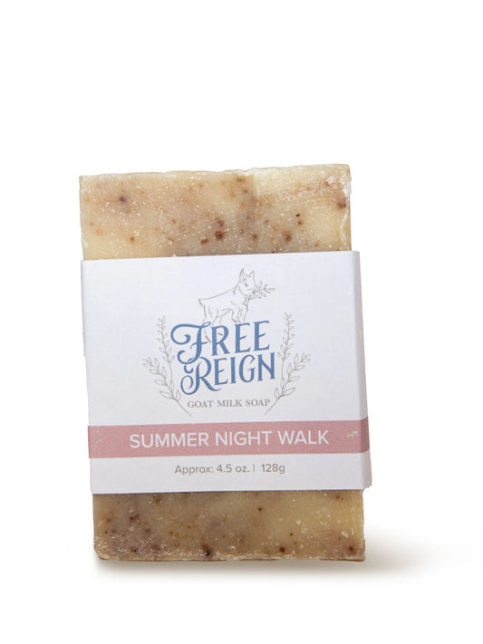 Goat Milk Soap, Summer Night Walk / Lavender, Free Reign Farm