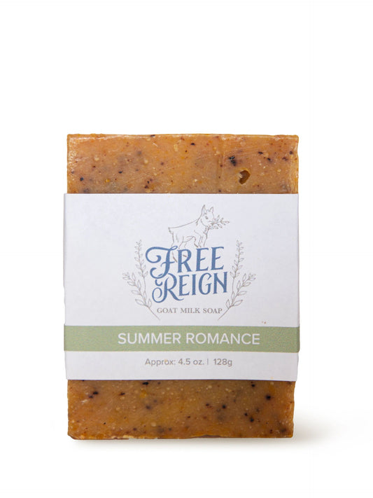 Goat Milk Soap, Summer Romance / Lavender & Lemongrass,Free Reign Farm